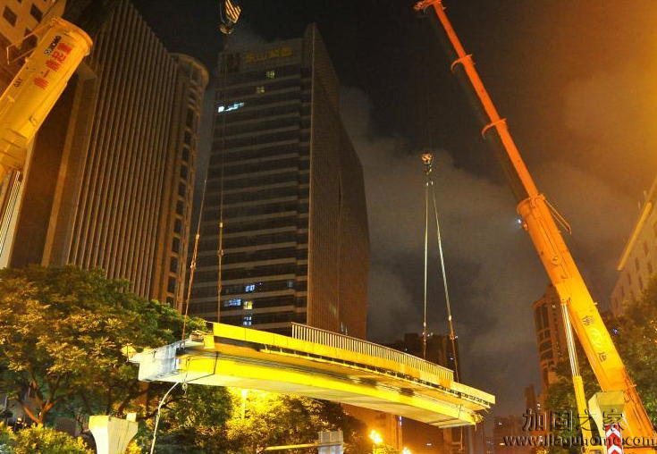 廣州街坊注意啦，又有一座天橋要拆除，注意繞行！