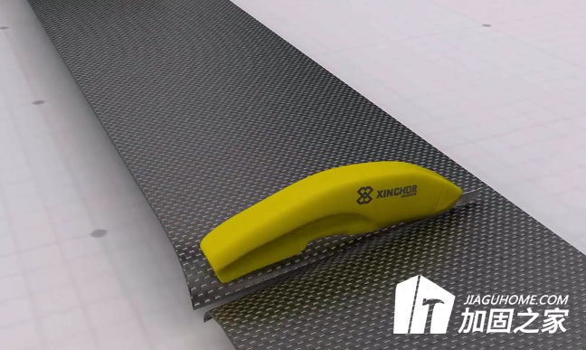 碳纖維加固的整個施工步驟，完整版3D