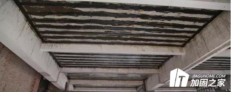 樓板上粘碳纖維布加固承載力提高幅度不應超過40%