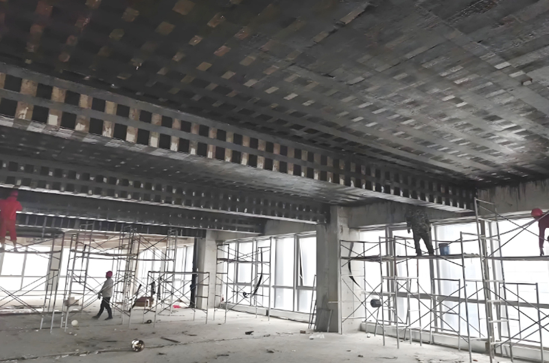 碳纖維梁底加固