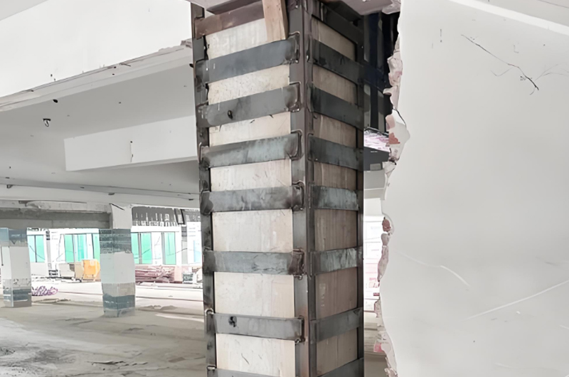 柱子包鋼加固